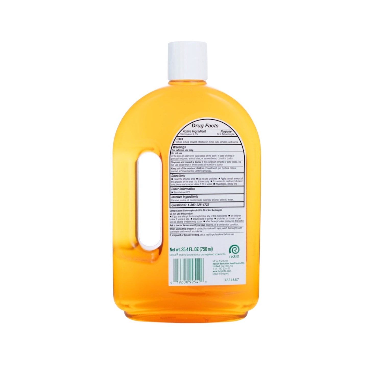 Dettol Antiseptic Disinfectant For first Aid, home cleaning, acne, 750 ml & 4 Soap Bars - Effective Surface Cleaner for Household Hygiene- Package May vary Healthcare