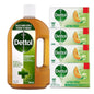 Dettol Antiseptic Disinfectant For first Aid, home cleaning, acne, 750 ml & 4 Soap Bars - Effective Surface Cleaner for Household Hygiene- Package May vary Healthcare