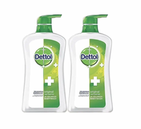 Dettol Anti-Bacterial pH-Balanced Body Wash Original 32.08 Oz Pack of 2 & Handwash 5.29 Oz Skin Repair Body Care Soap Sensitive