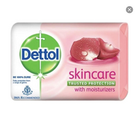 Dettol Skincare Antibacterial Soap Bar, 3.5oz (100g) (Pack of 10) Body Care Body Wash Comfort Cleanser