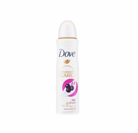 Dove Antiperspirant Deodorant Aerosol Special Edition Pack 6 Scents Cucumber Green Tea, Pomegranate, Original, Coconut 250ml Each Gentle Scented Aroma Package May Very