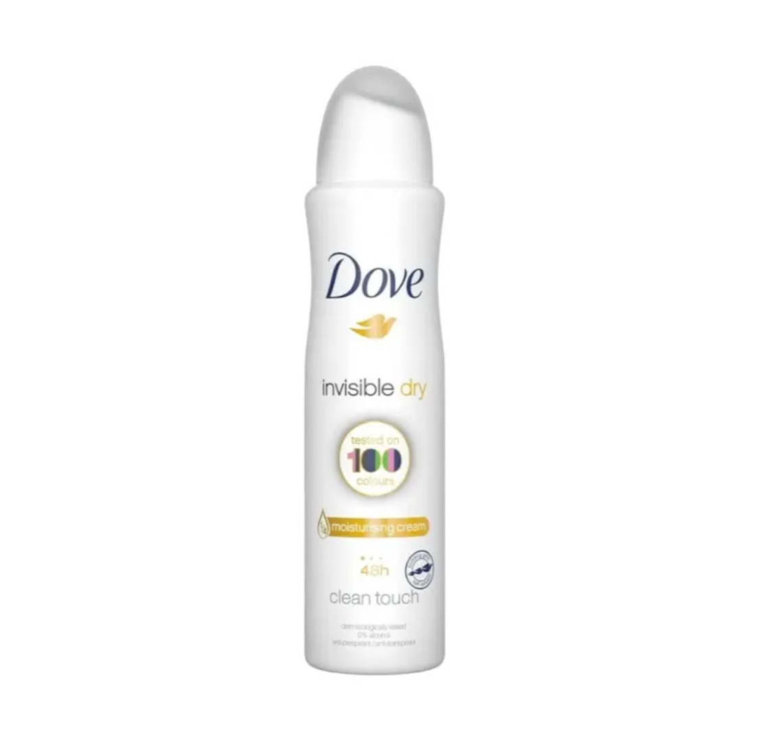 Dove Antiperspirant Deodorant Aerosol Special Edition Pack 6 Scents Cucumber Green Tea, Pomegranate, Original, Coconut 250ml Each Gentle Scented Aroma Package May Very