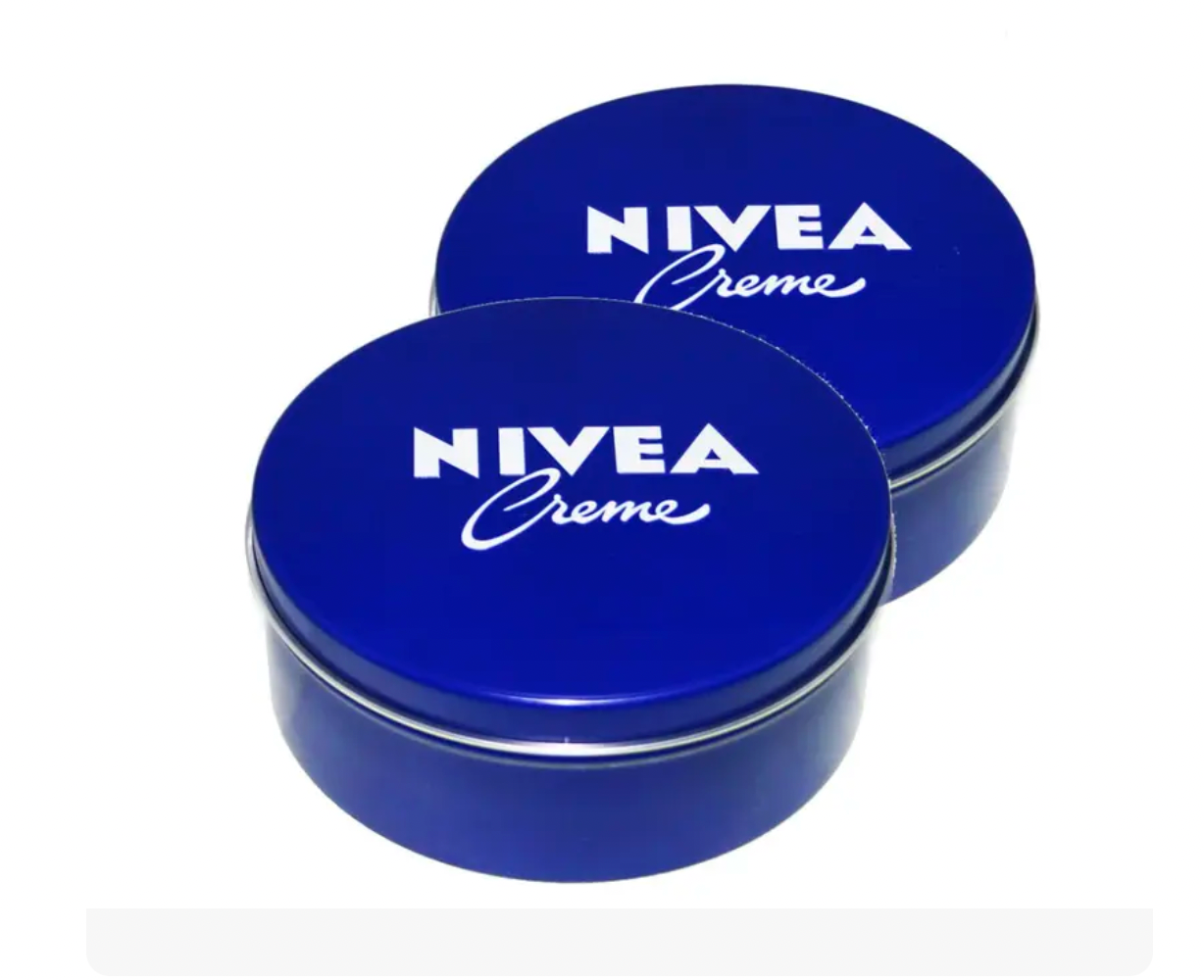 Genuine Authentic German Nivea Cream Metal Tin 250ml (2 pack) Body Care Moisturizer Enriched Dry Moisture Comfort Hydrating