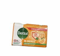 Dettol Antibacterial Soap Bars Pack of 6 - Original, Fresh, Lasting Fresh, Packaging May Vary body wash Scent Moisturizer