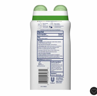 Dove Body Cucumber & Green Scent Scent Pack Of 2 150 ml - Long-Lasting Fragrance for All Day Freshness - Aroma, Scented, Body Care Comfort Cosmetic