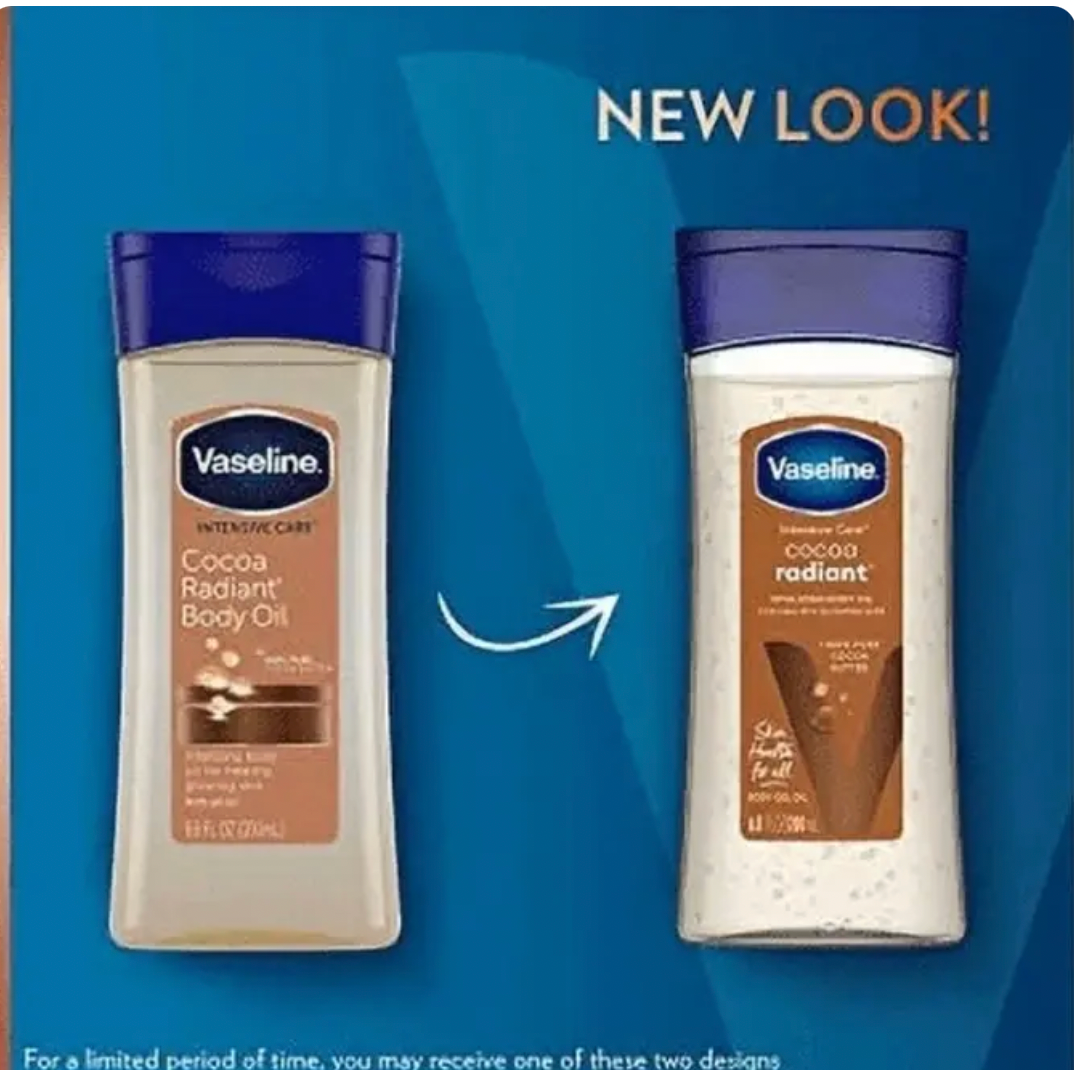 Vaseline Daily Brightening Lotion 600ml & Coco Radiant Gel 200ml - Set of 2 Enriched Dry