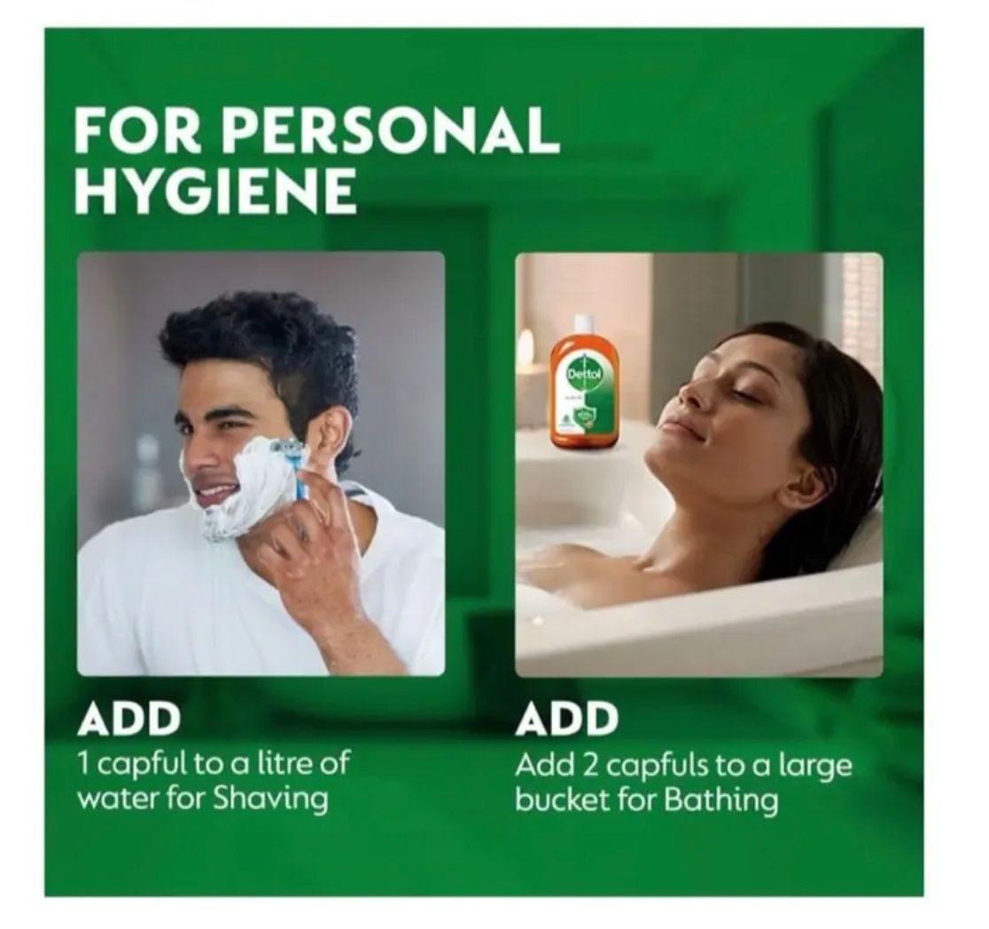 Dettol Antiseptic Disinfectant Liquid 750ml - Effective Disinfection Solution for Various Surfaces