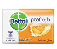 Dettol Re-Energize Antibacterial Soap Bar, 3.5oz (100g), Pack of 10